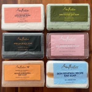 Shea Moisture Face And Body 6 8oz Assorted Large Bar Soaps